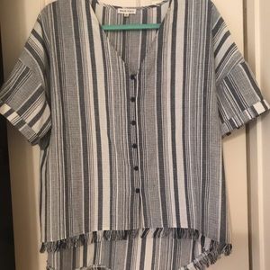 Main Strip striped top never been worn